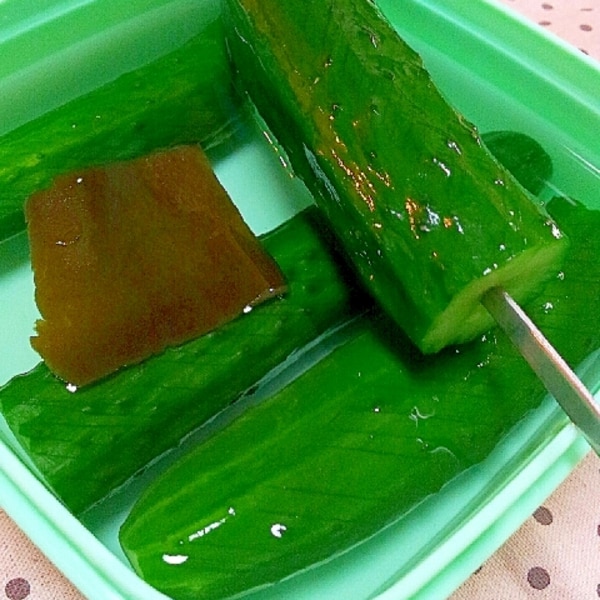 屋台のあの味！簡単すぎる冷やしきゅうり