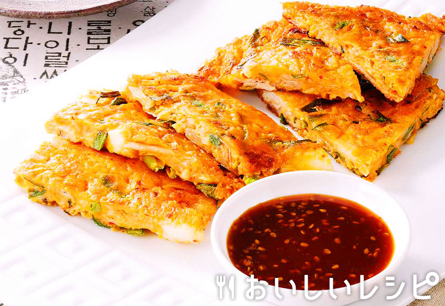 初夏の2色チヂミ