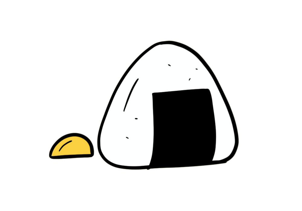 おにぎりイラストレイン🚂 - イラスト無料素材