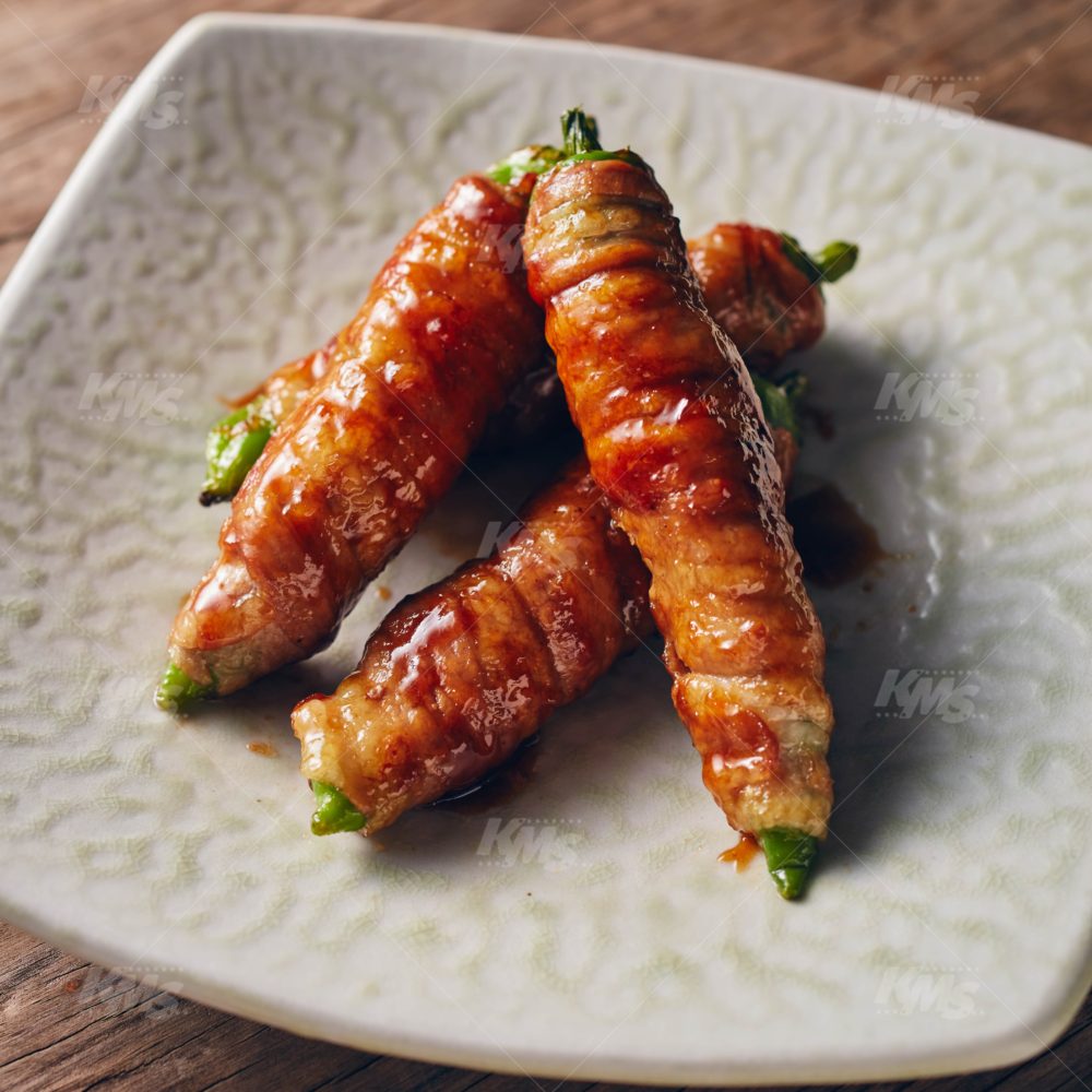 万願寺とうがらしの肉巻き 精華町