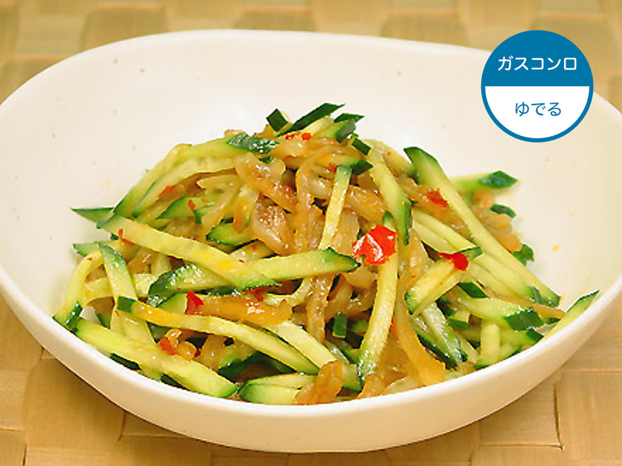 中華くらげとささみときゅうりの和え物