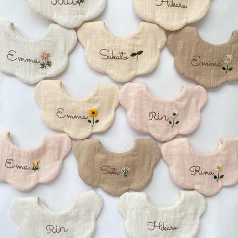 ママ手作り小物 おうち時間で刺繍入りスタイを手作りしてみよう