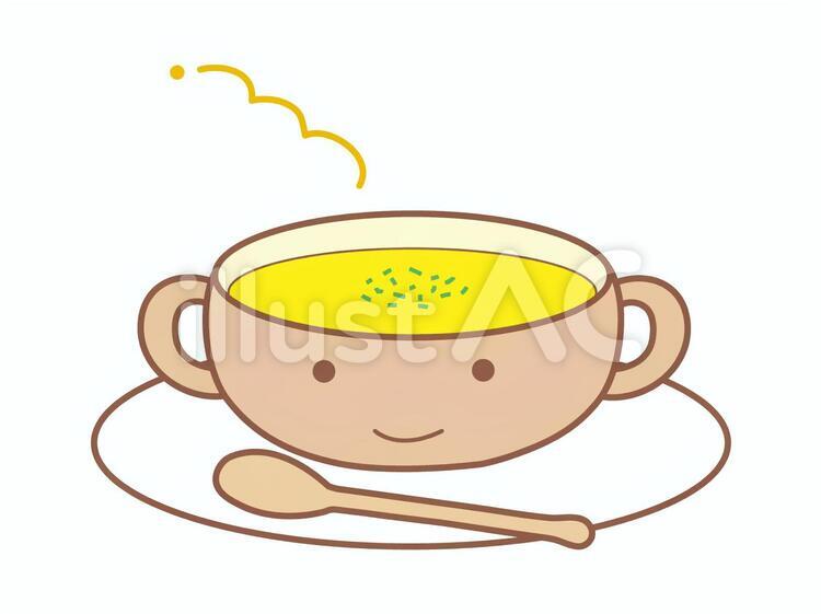 コーンスープのイラスト素材195519395 毎月1点無料 フリー のストックフォト イメージマート