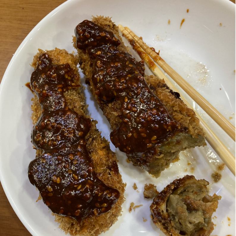 ナスの肉詰めフライ レナコSnapdish スナップディッシュID:X5Ljba