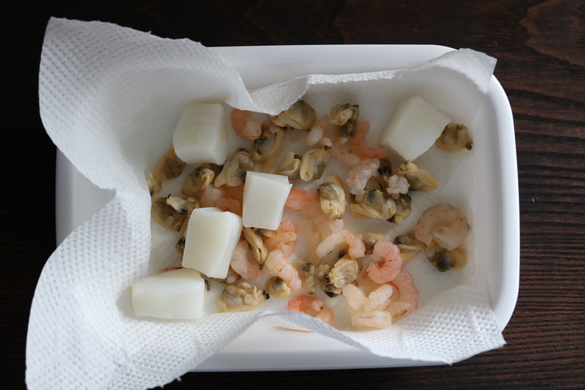 レビュー 冷凍「シーフードミックス」 業務スーパ