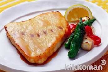 かじきまぐろのソテーわさびマヨ添え