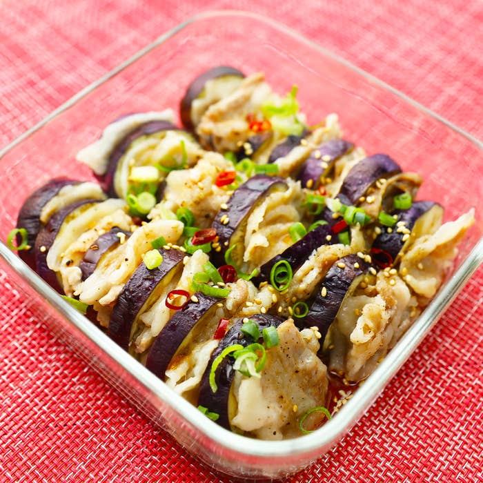 レンジで１発♩ナスの南蛮漬けゆちごはん