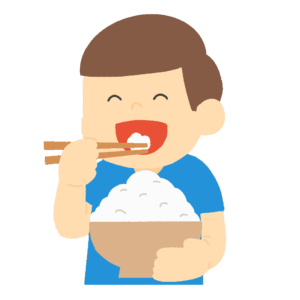 コーギー ご飯を食べる かわいい犬の無料イラスト69963素材Good