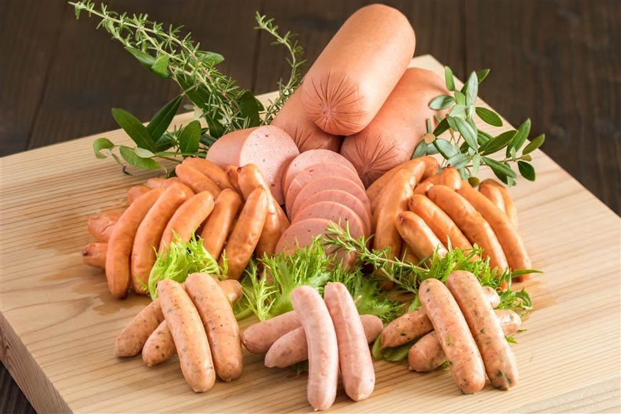 3種のソーセージ盛り合わせTHE MEAT YOKOHAMA 2025