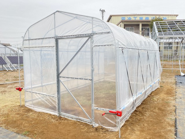 苺栽培 冬の二重カーテン - 農地所有適格法人 株式会社 和創