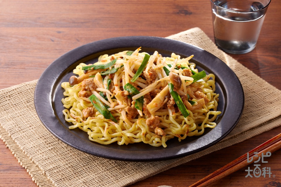 夏野菜の痺辛 ;´Д`A ごま坦々焼きそば