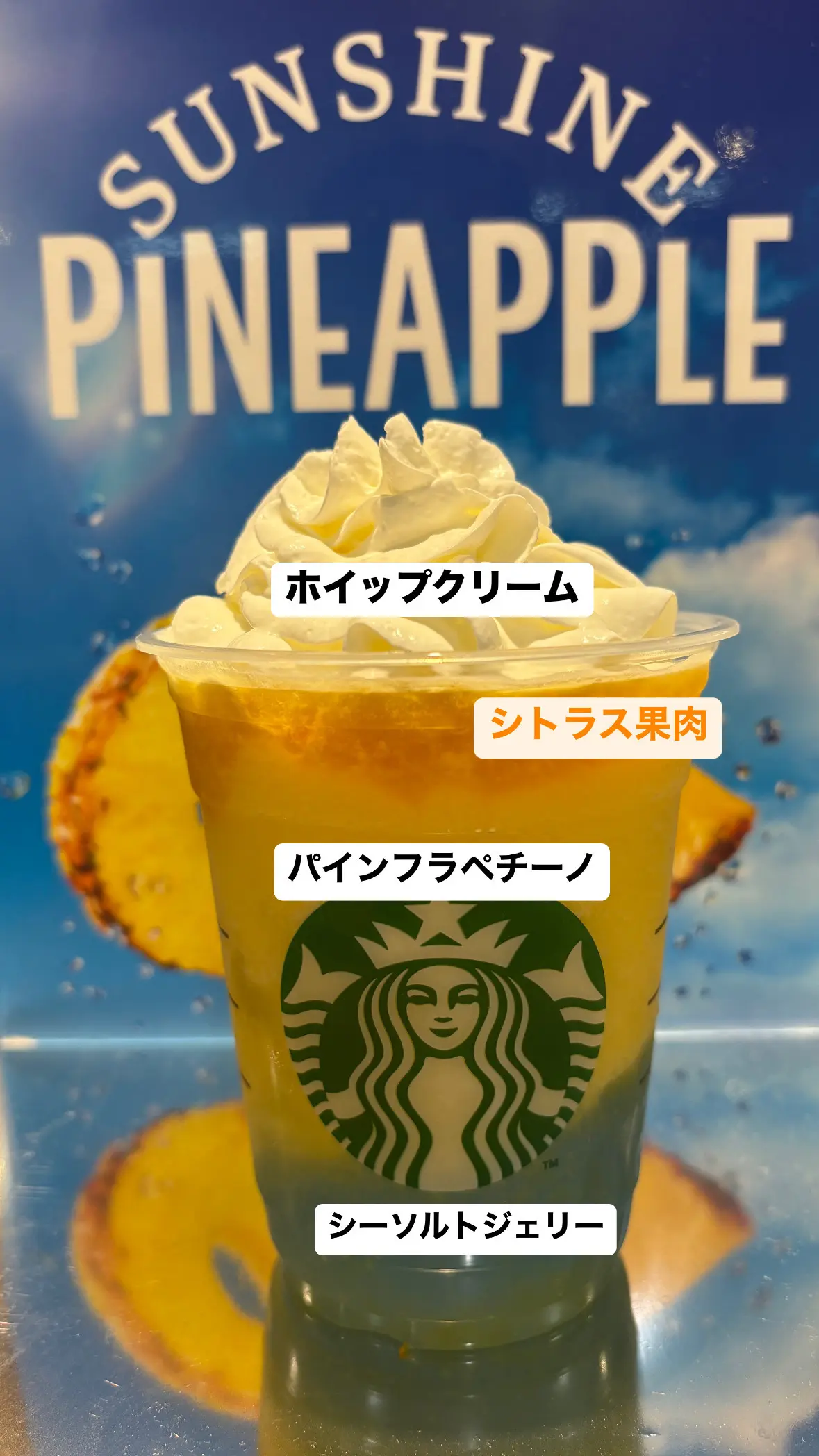 追加カスタマイズ♡ スタバ この発想なかった！「シトラス果肉」 -ftn