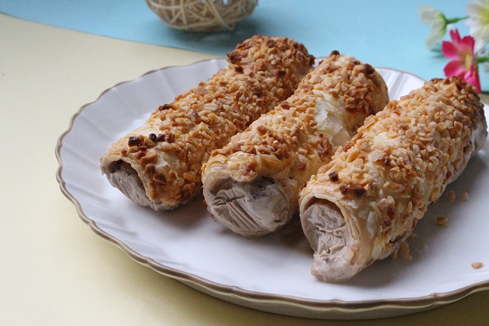 簡単☆クリームチーズケーキパイ