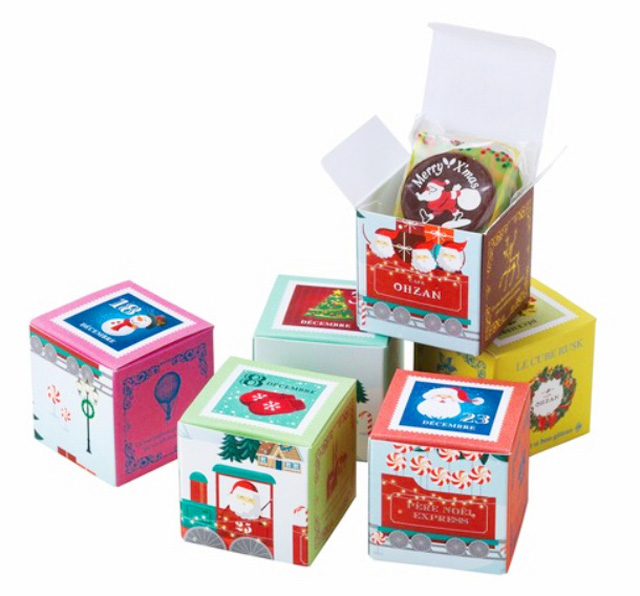 2015年 クリスマススイーツ② 「オウザン」のクロワッサンラスク『クリスマスデコ』 - 銀座・有楽町 手土産