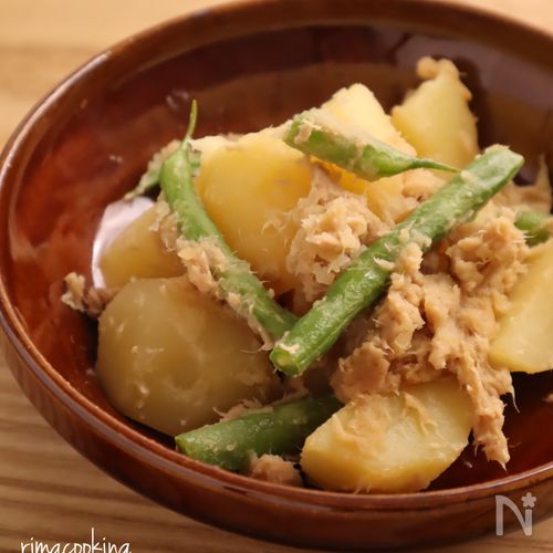 じゃがいものめんつゆバター煮作り置き 節約 お弁当