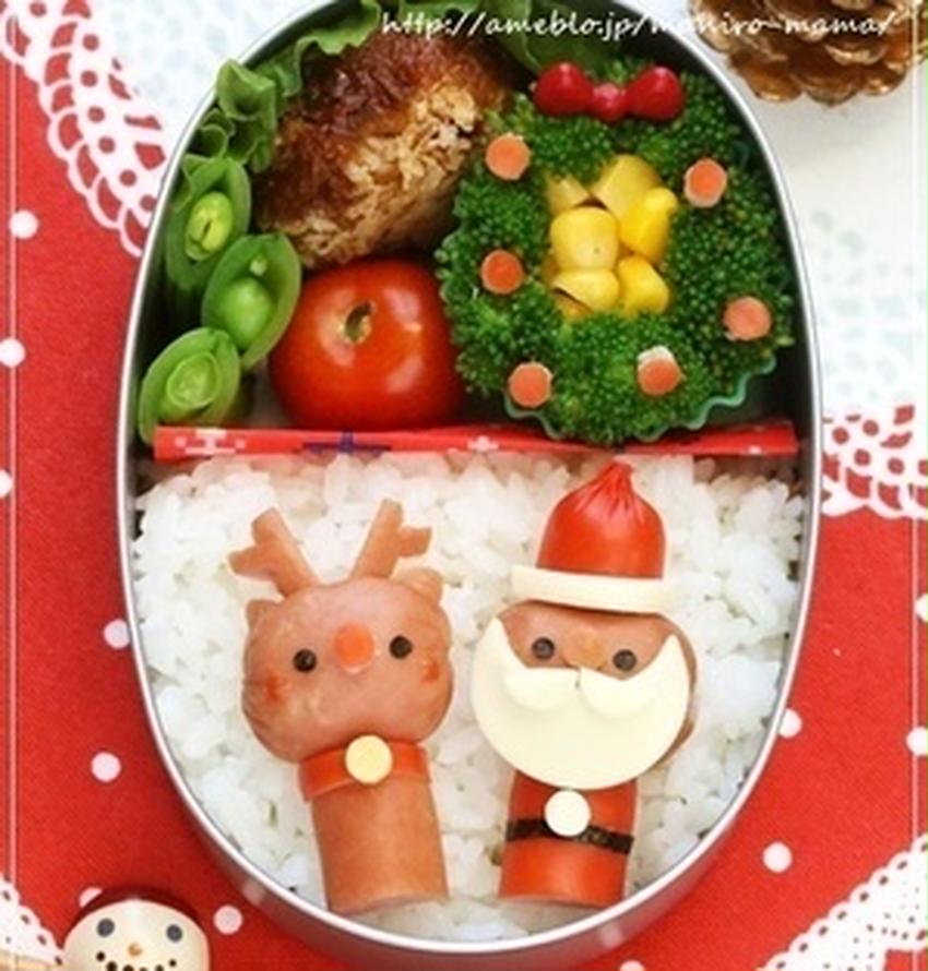 ♪キャラ弁♪節分に！赤鬼さんと青鬼さんを作ろう♪