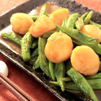 ベビーホタテ☆胡瓜☆わかめ酢の物