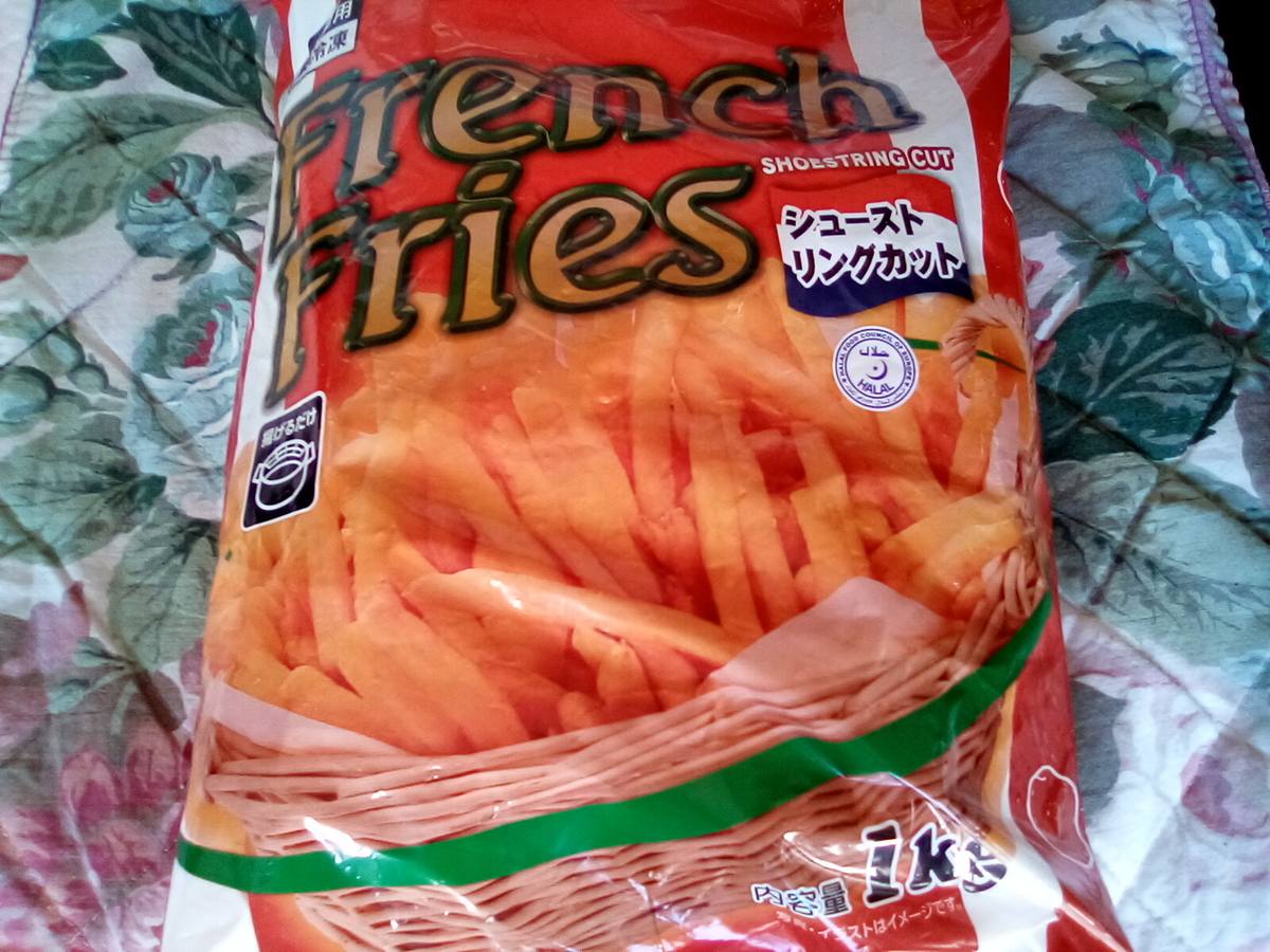 業務スーパーの冷凍フライドポテトは大容量1㎏!クリンクルカットは食感良し・ディップと食べるのがおすすめ│GYOUSU-note