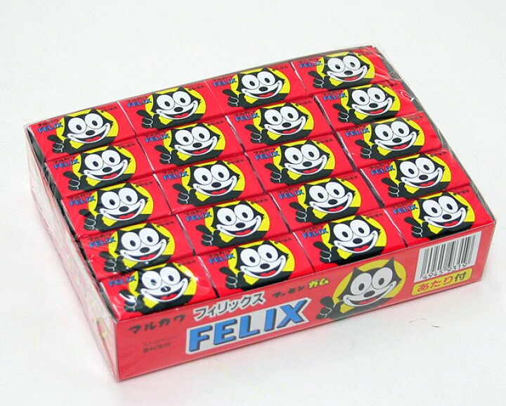 Amazonキャラクター 駄菓子 フィリックスガム55個＋当たり5個入当たり付きのガム丸川製菓ガム 通販