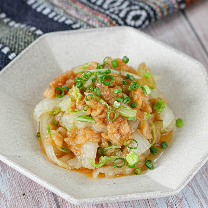 レンジで一発！ダシがきいて美味しい！白菜とちくわのおかか煮 レベラリスタ使用ゆんママの日常