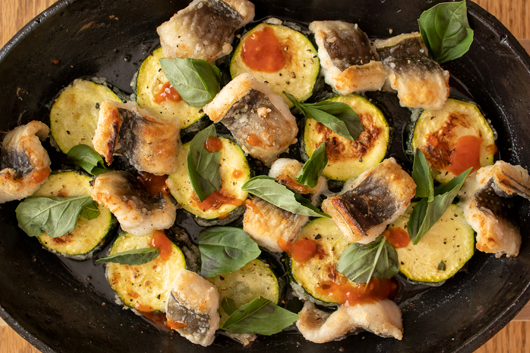 煮穴子とふんわり卵のソテー - ご当地おつまみ＆SAKEレシピ