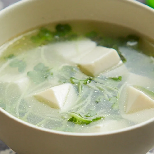 かいわれ大根のスープレシピ・料理タニタ社員食堂レシピ