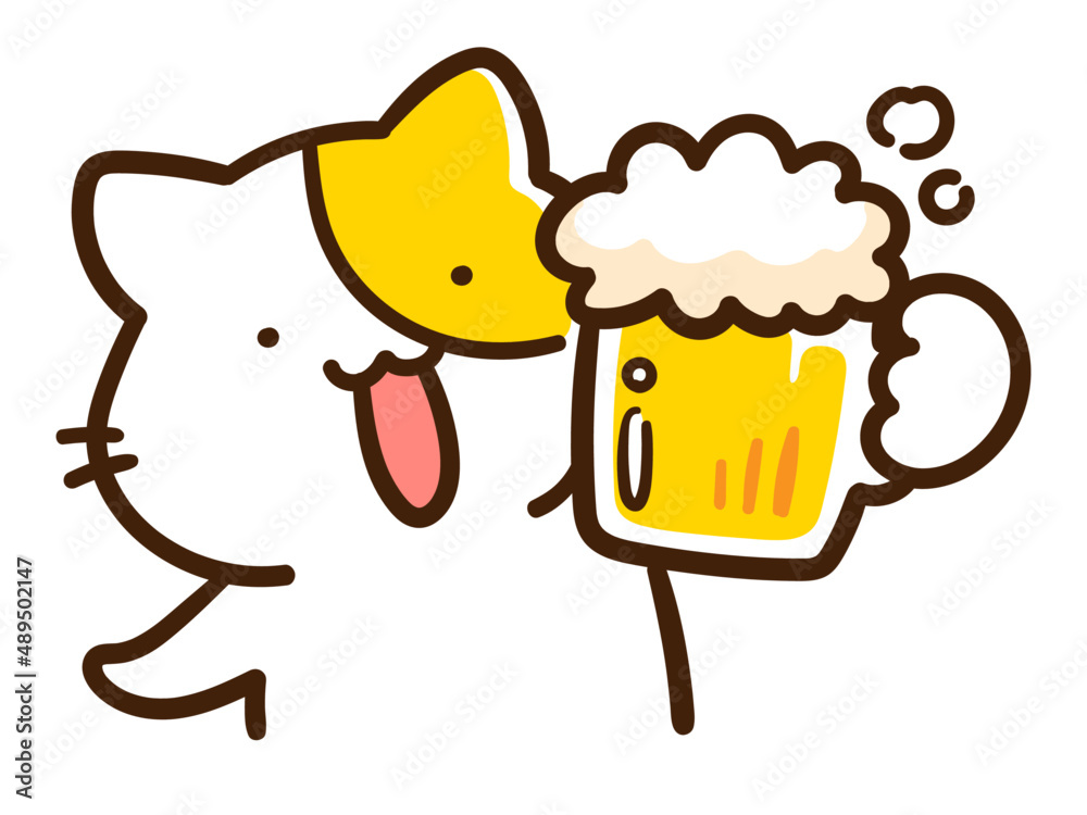 手書きラフスケッチ_大ジョッキのビールのイラスト素材81073476- PIXTA