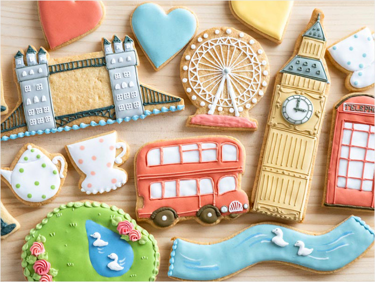 クリスマスのアイシングクッキ