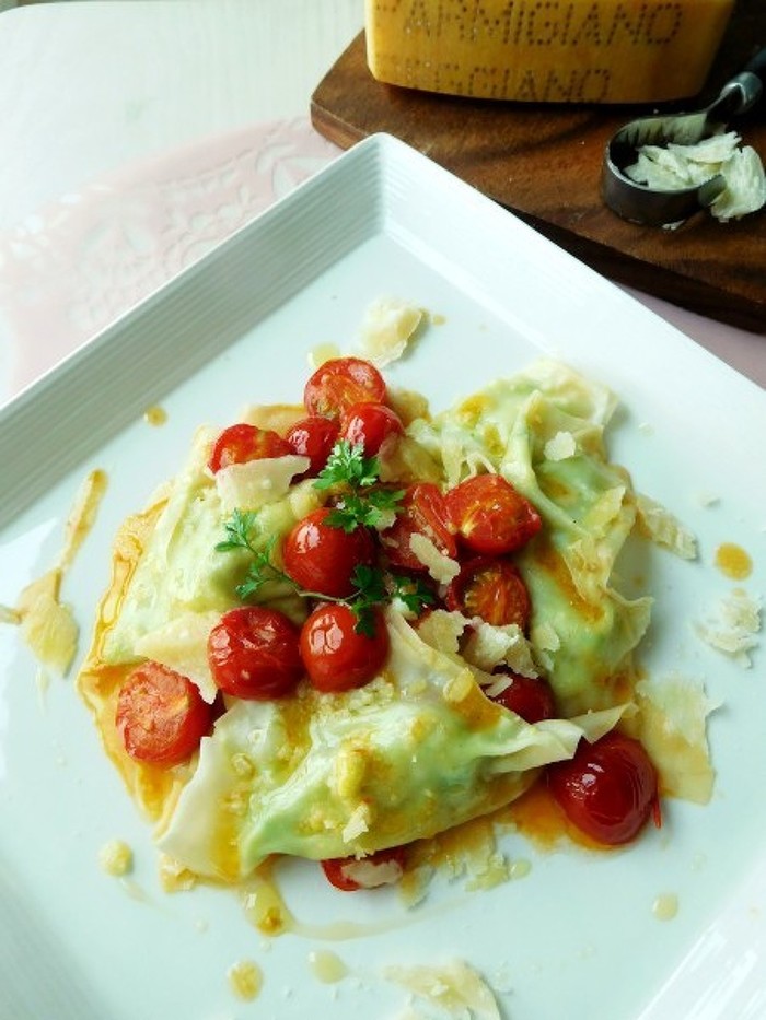 簡単ラビオリのオーブン焼き