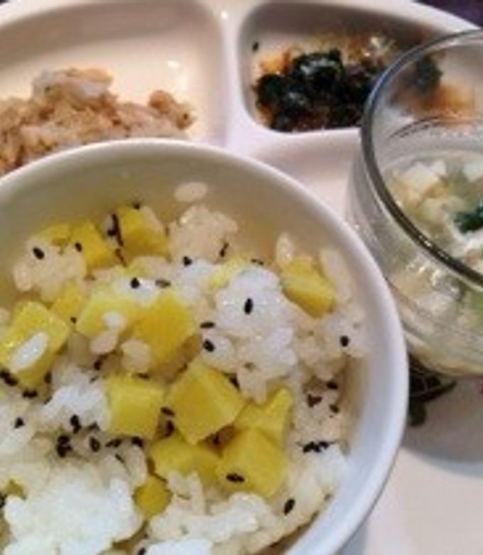 離乳食 さつまいもとチーズのミルクお焼き