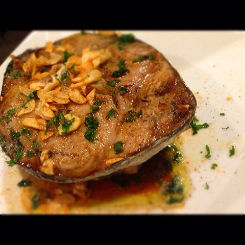 マグロテールの照り焼き