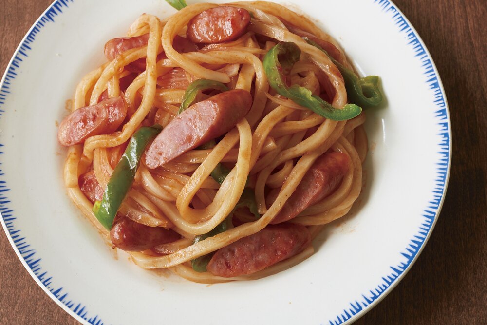 うどんナポリタン – リュウジのバズレシピIt's a piece of cake