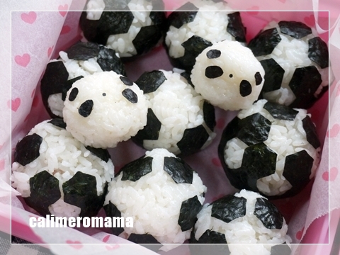 かわいいサッカーボールキャラ弁の作り方とアイデア集