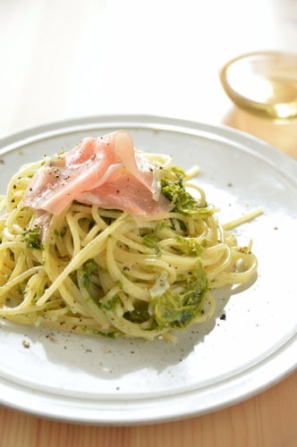 青さのりとからすみのスパゲッティ