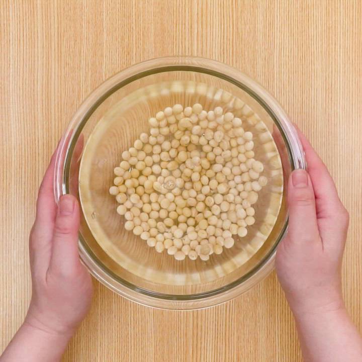 圧力鍋で大豆の煮方。圧力鍋なら最短1時間でOK