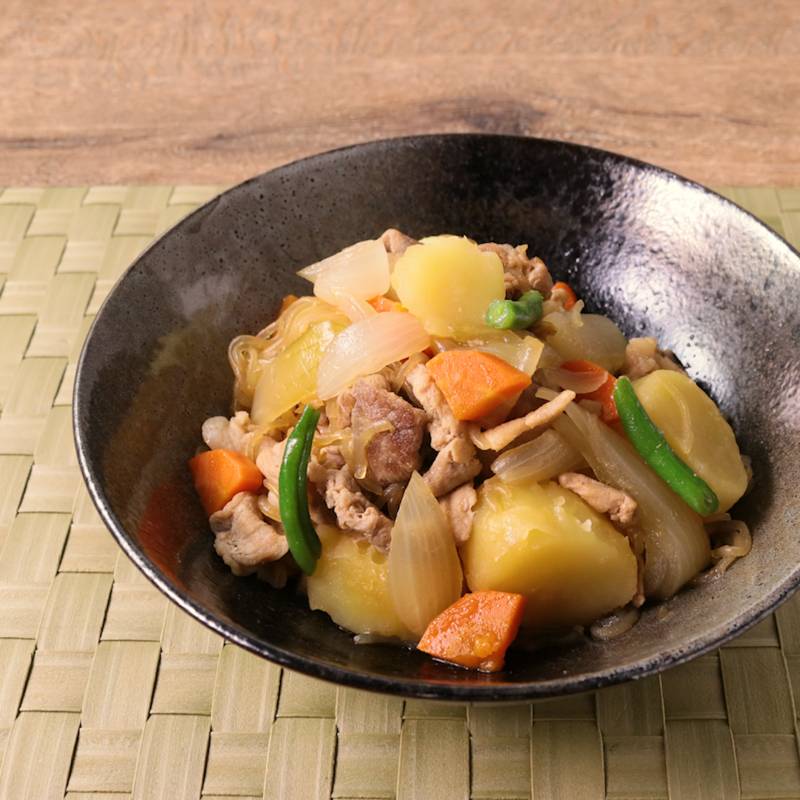 豚肉とかぼちゃのごまみそ焼き