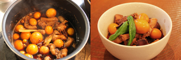 きんかんの鳥もつ煮込み 2-3人前