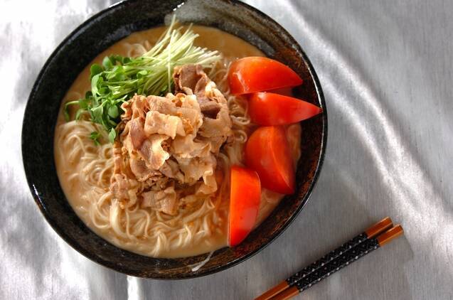 ごまだれ豚しゃぶそうめん