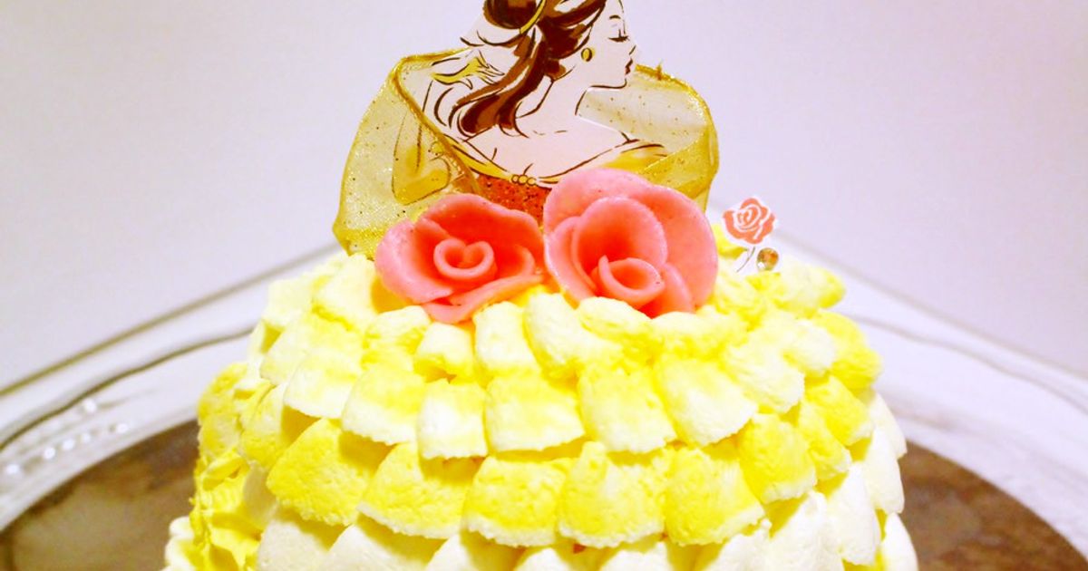 ストロベリーチョコレートドレスケーキ ドールケーキレシピ3型にはまったお菓子なお茶の時間