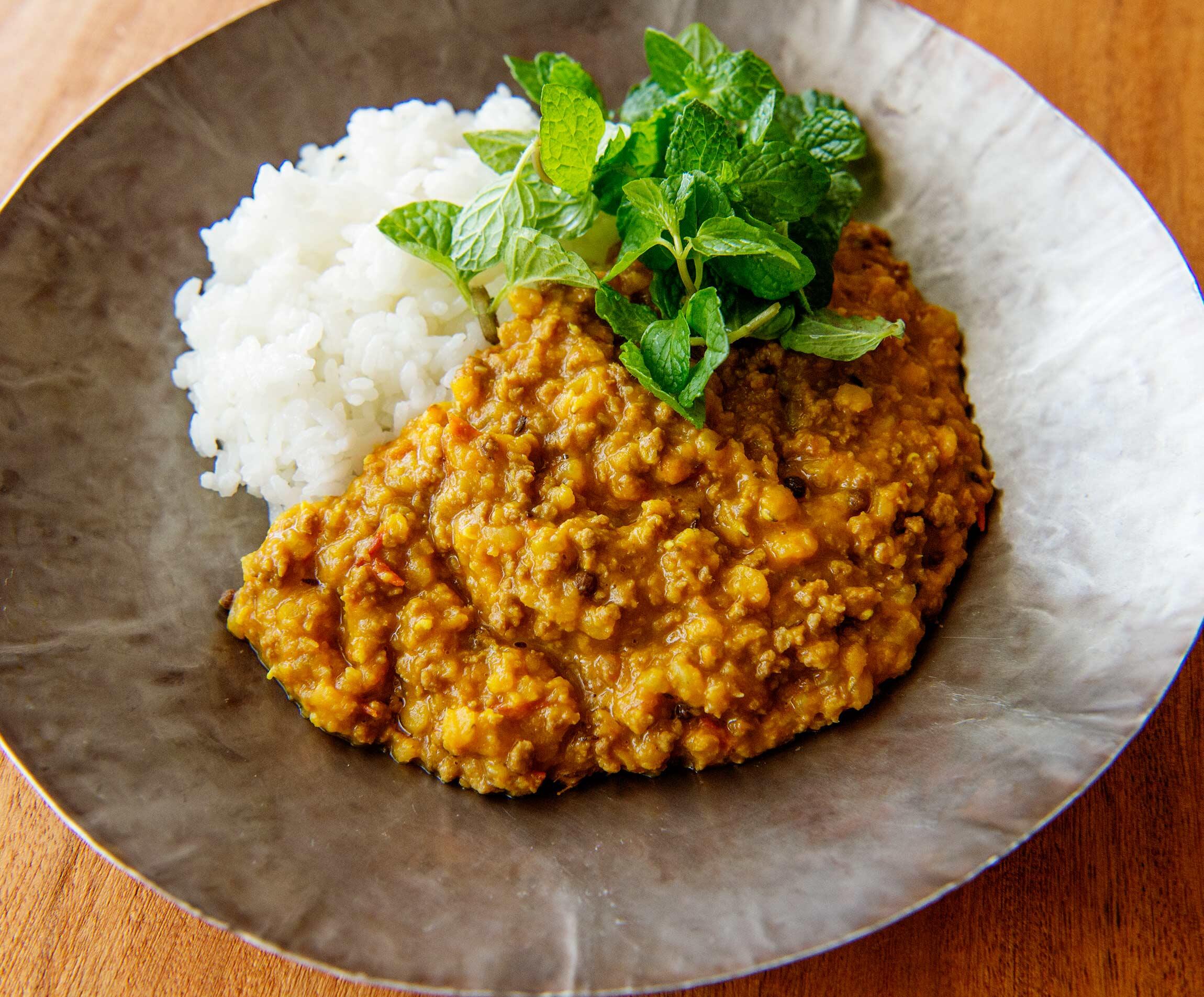 レンズ豆のインドダールカレ