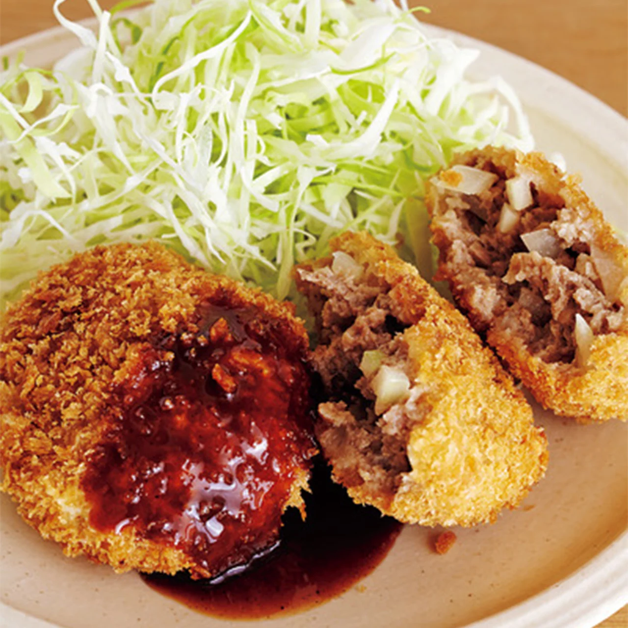 基本のキャベツメンチカツ
