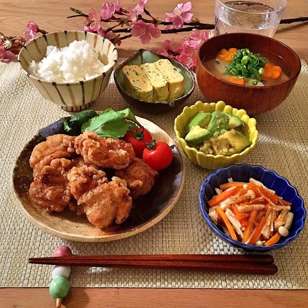 作り置きを使って時短晩ごはん！おしゃれなアジフライ定食レシピ4yuuu