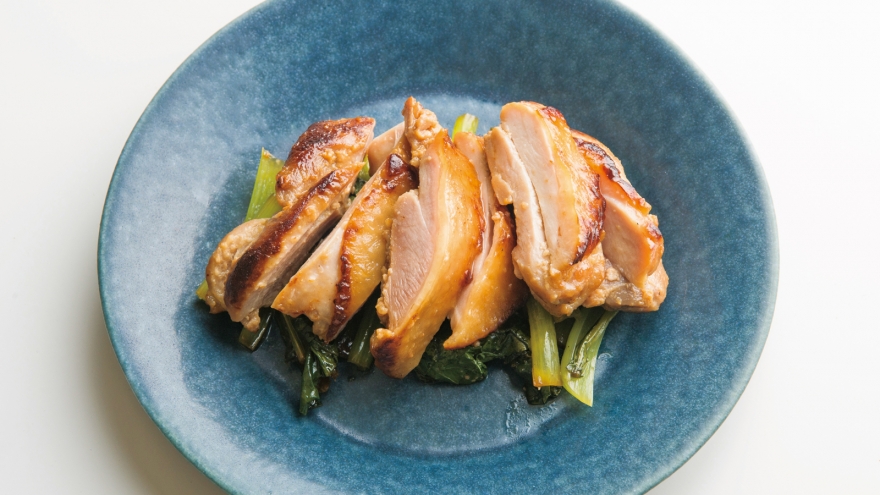 鶏肉の味噌漬け焼き
