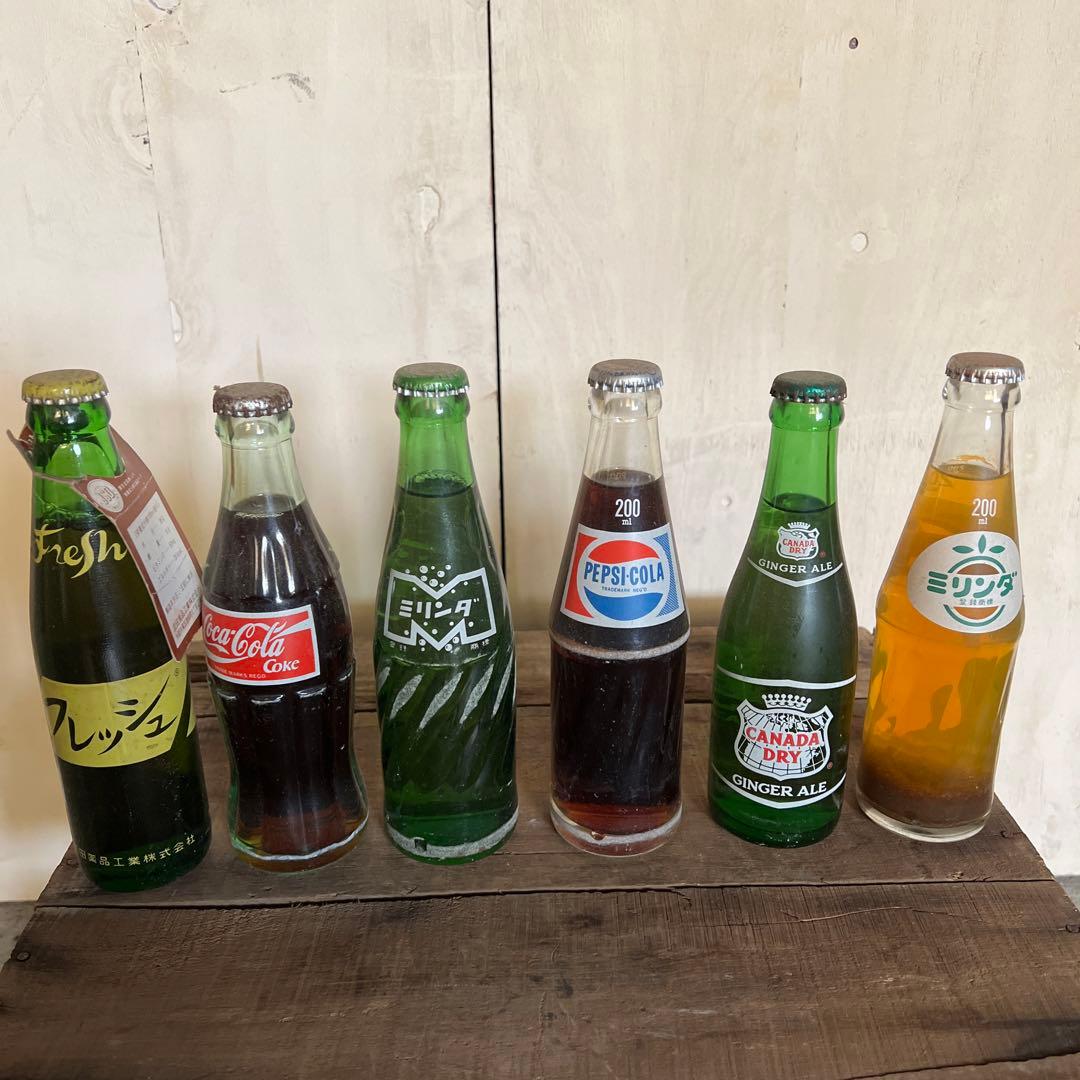 昭和レトロ パレード 当時もの ジュース瓶Pay ID