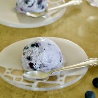 ひんやりスイーツ部 ブルーベリーヨーグルトアイス