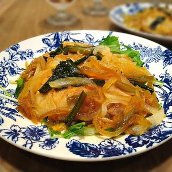 大好き♪行者にんにくの醤油漬け