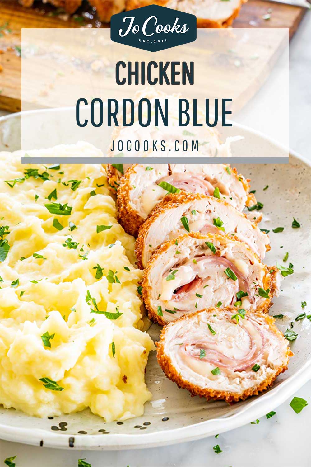 Baked Chicken Cordon Bleu