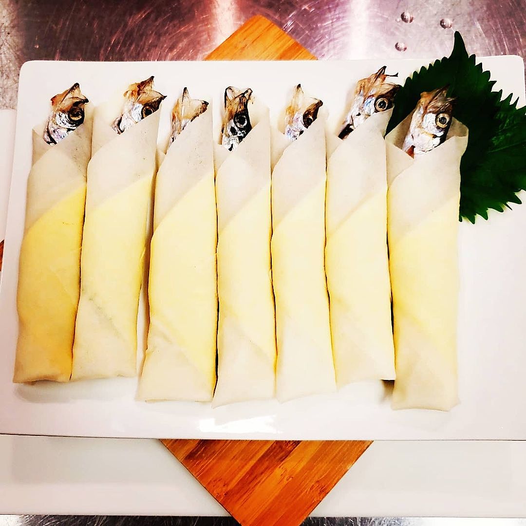 シシャモ春巻き 副菜