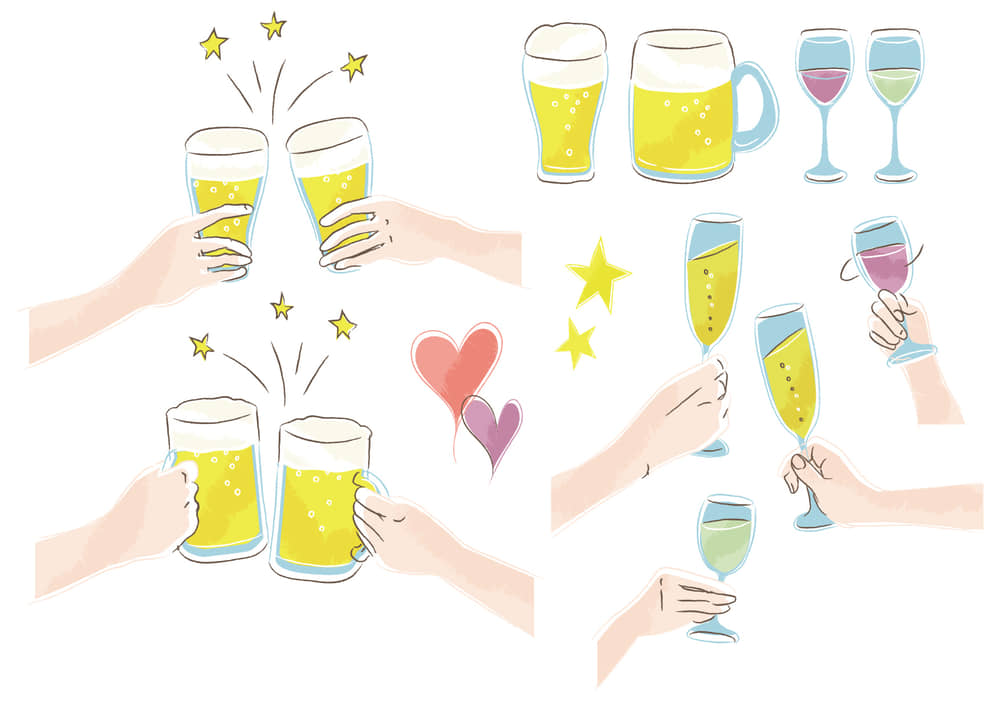 徳利でお酒を注いでいる手描き和風イラスト イラスト素材7023938- フォトライブラリ