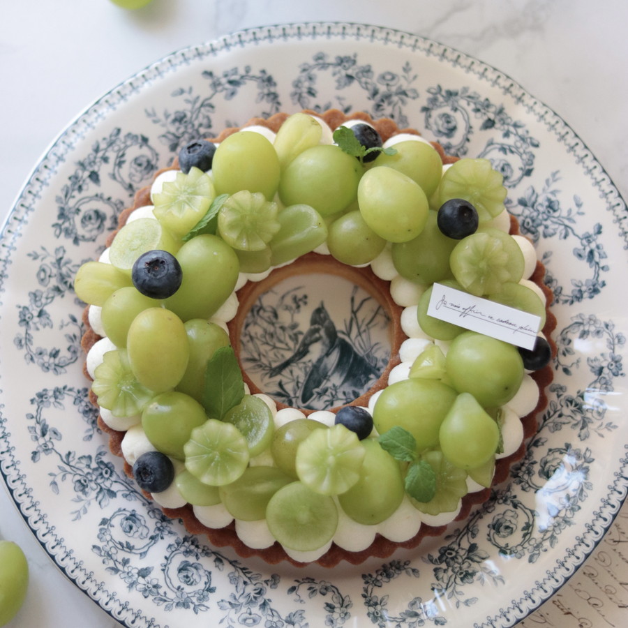 椿屋珈琲 シャインマスカットを贅沢に味わうショートケーキが登場